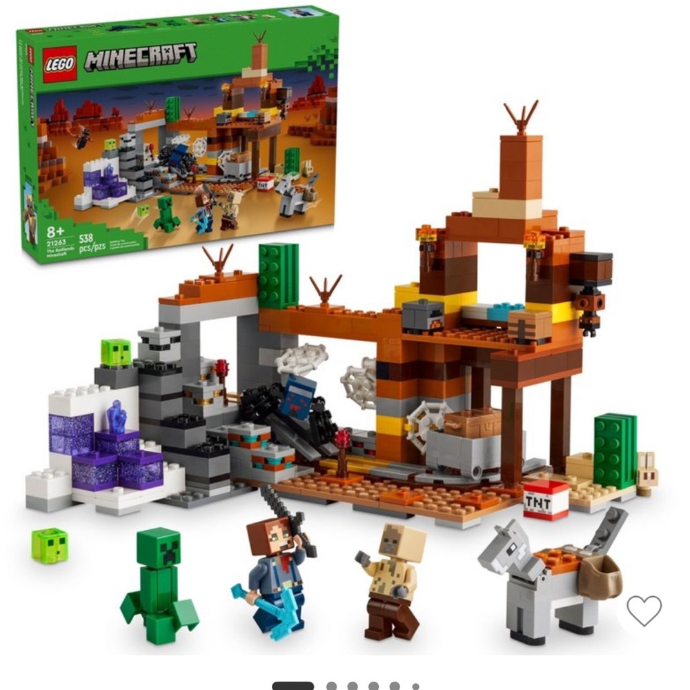 LEGO Minecraft Badlands Mine Shaft Adventure Set